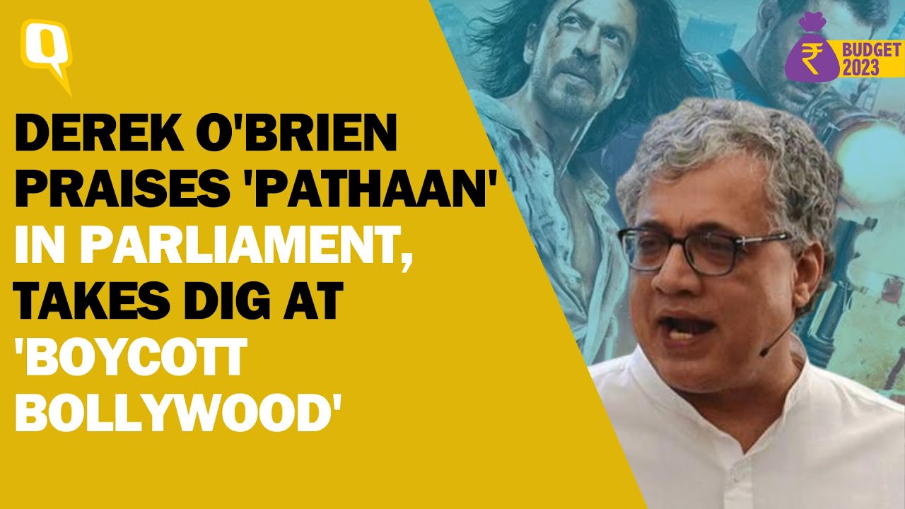 Derek O'Brien Praises Pathaan in Parliament; Takes a Dig at 'Boycott Bollywood' | The Quint