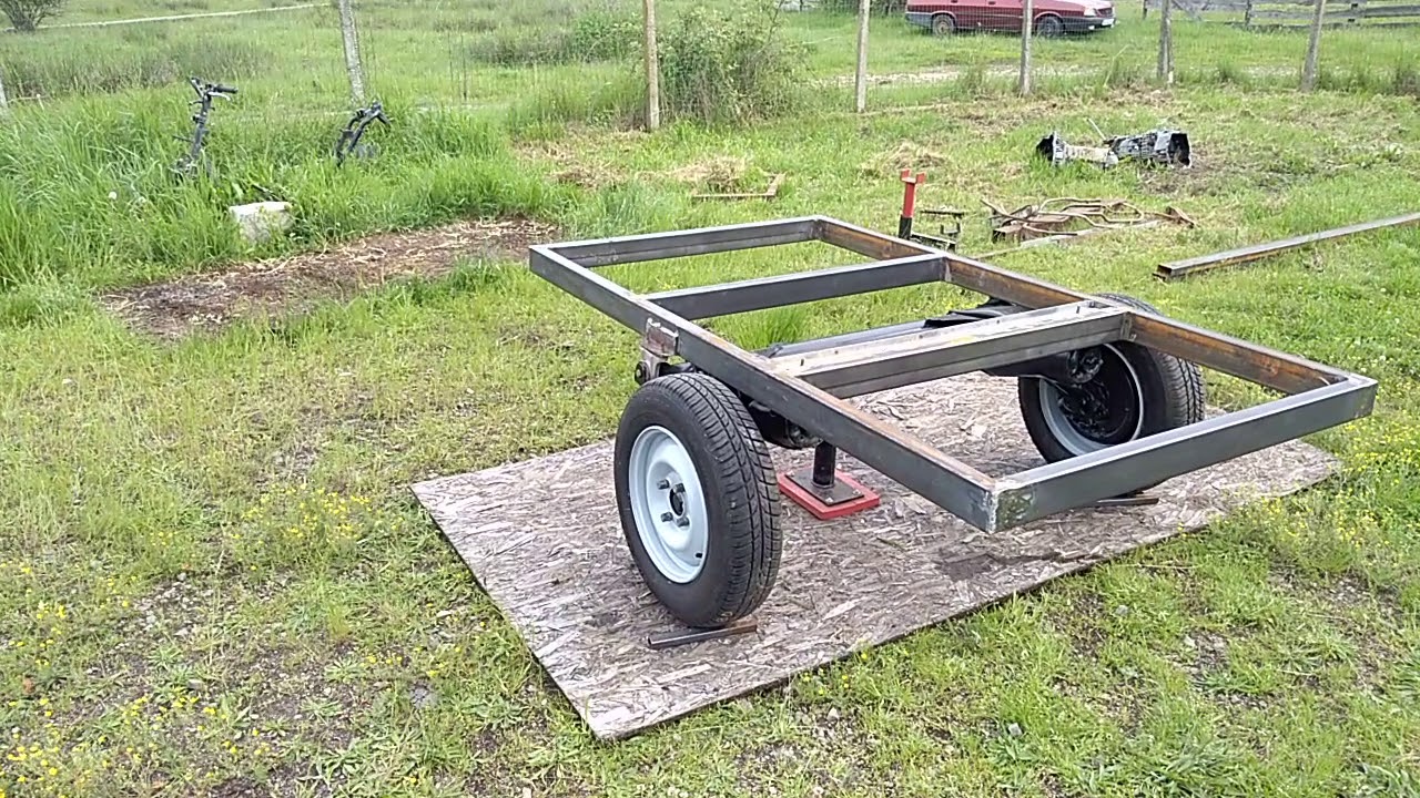 Construcție semiremorca cu suspensie FORD prima parte