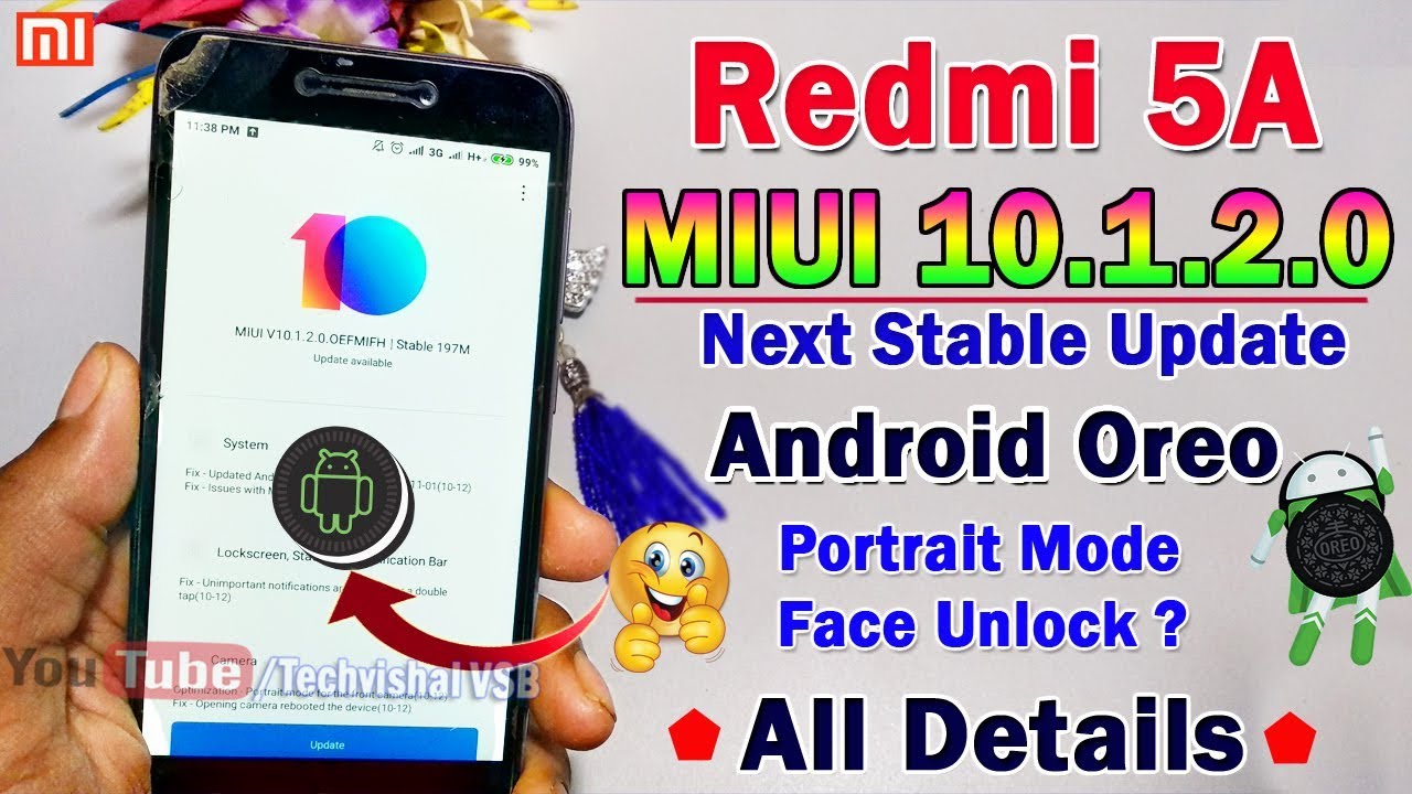 Redmi 5A New MIUI 10.1.2.0 Stable Update With Android 8.1 Oreo Release | New Features All Details