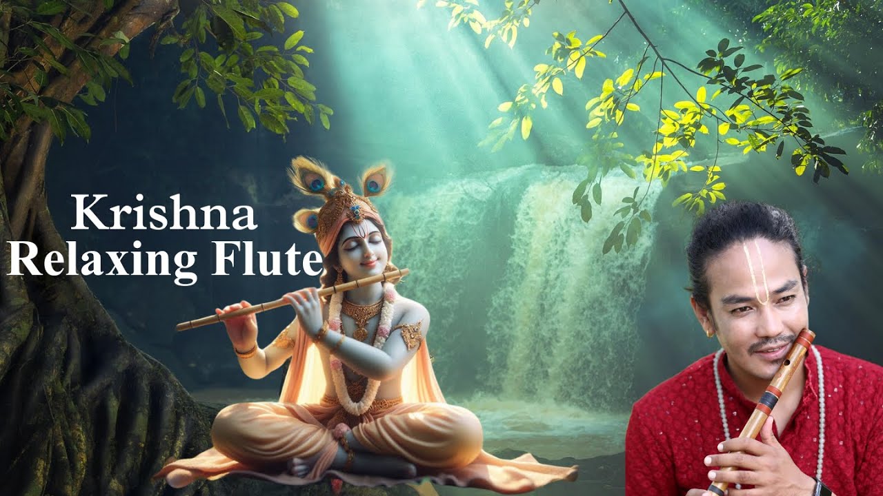 Krishna Relaxing Flute Music Live | Soothing and Peaceful Melodies, BY Sujan Lama