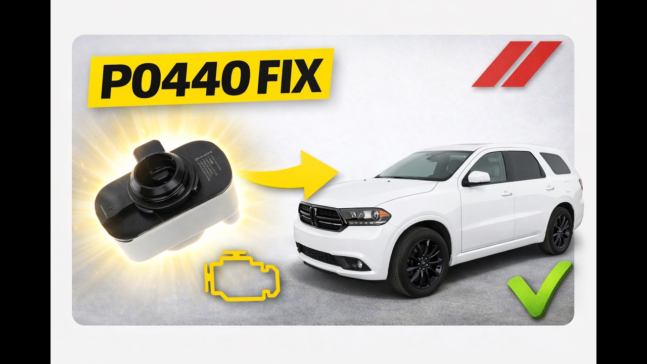 Fix Code P0440 on Dodge Durango R\T | 2017 Durango  Evaporative Emissions System Leak Detection Pump