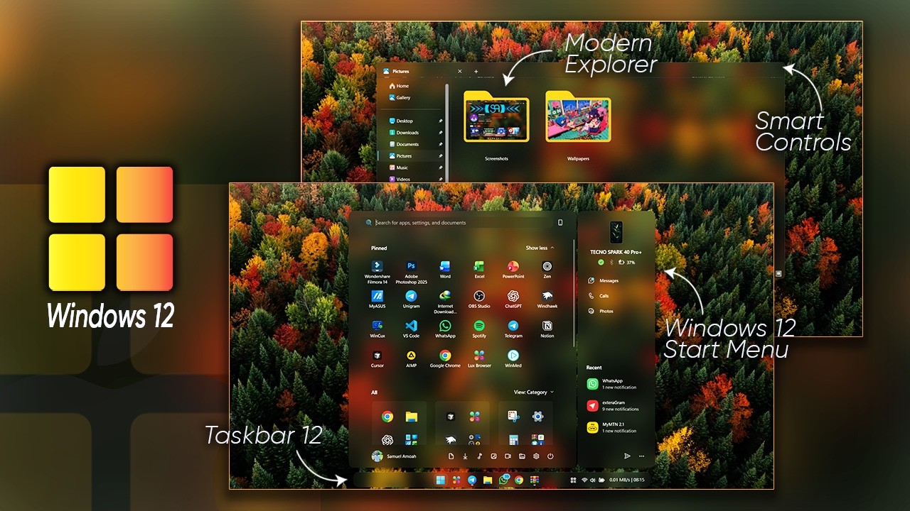 Я переделал Windows 11 в ту «Windows 12», которую мы действительно хотели