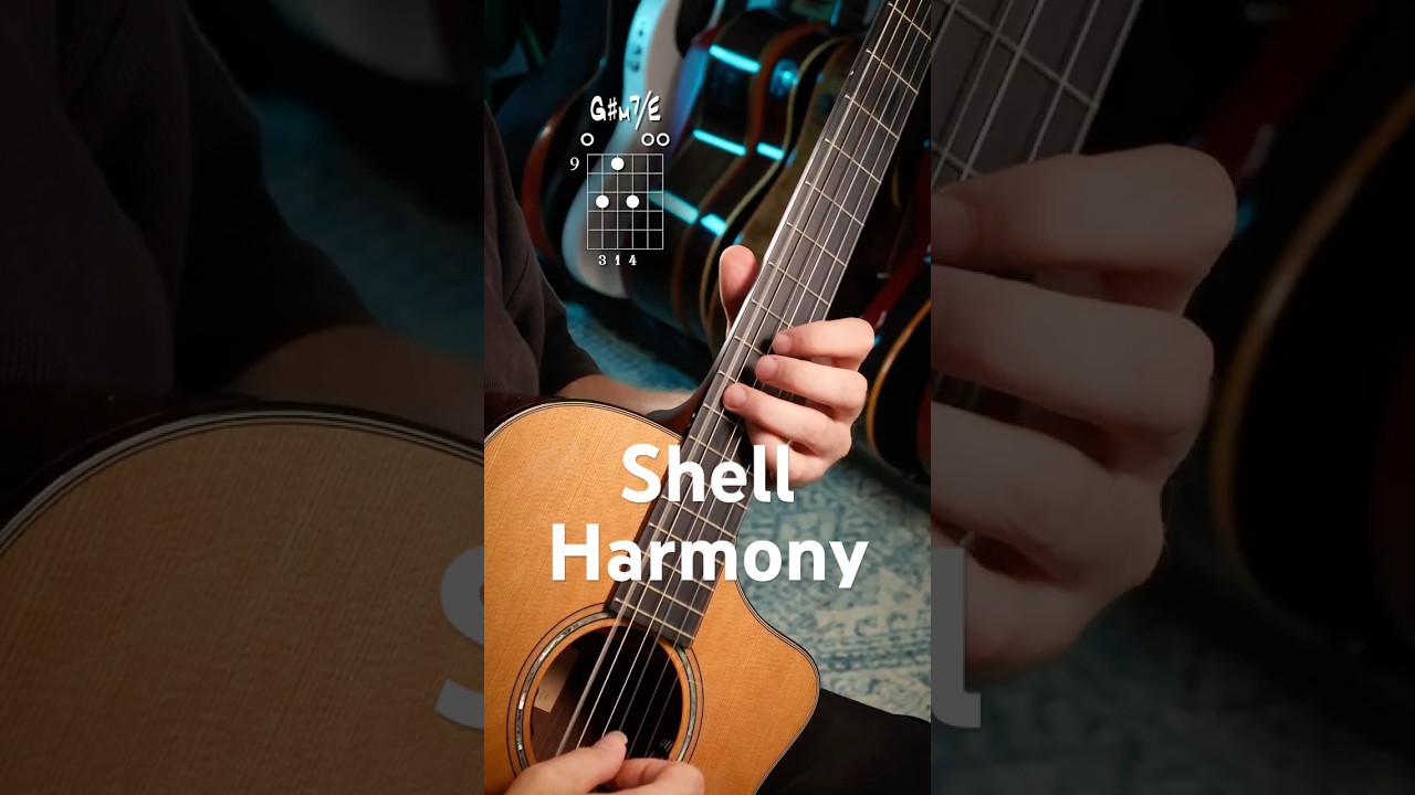 SHELL VOICINGS + OPEN STRINGS #guitarchords