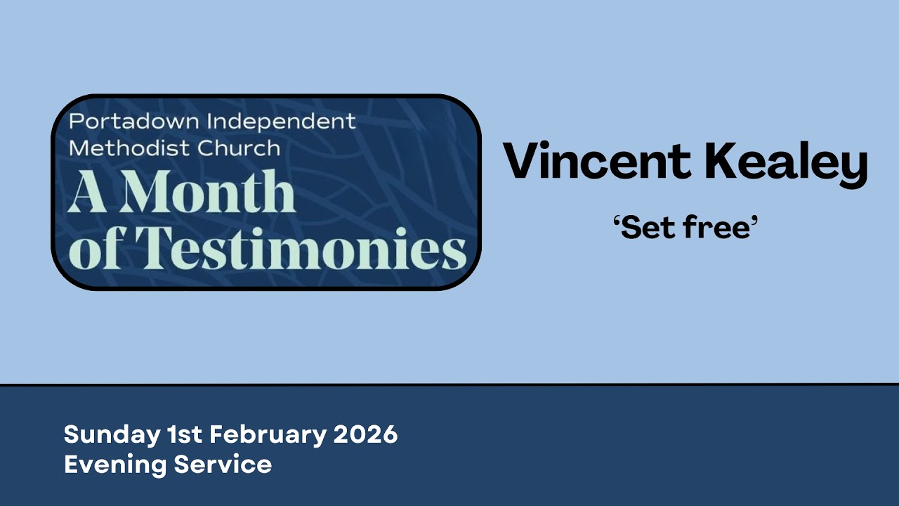 Sunday 1st Feb 2026 PM - Speaker: Mr Vincent Kealey