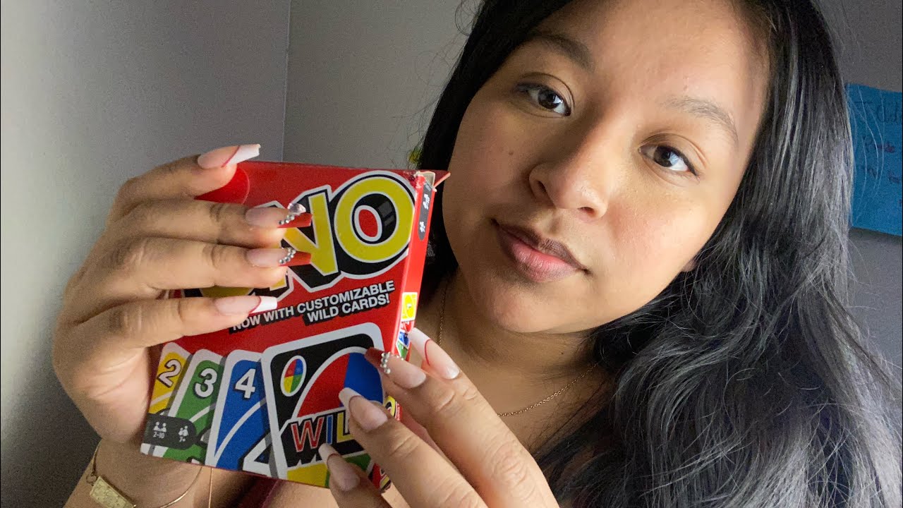 ASMR over explaining UNO card game for your relaxation🫣💤😴