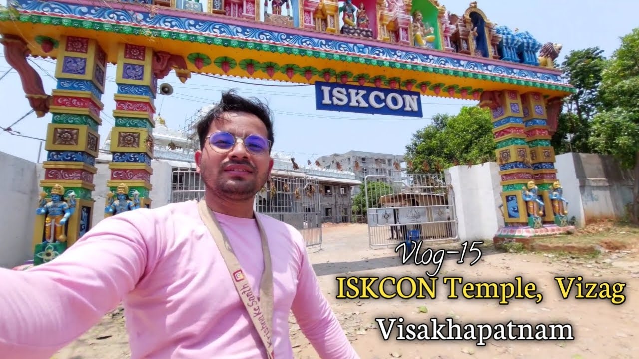 ISKCON Vizag Visakhapatnam || Beach ⛱️ & Temple Exploring ||