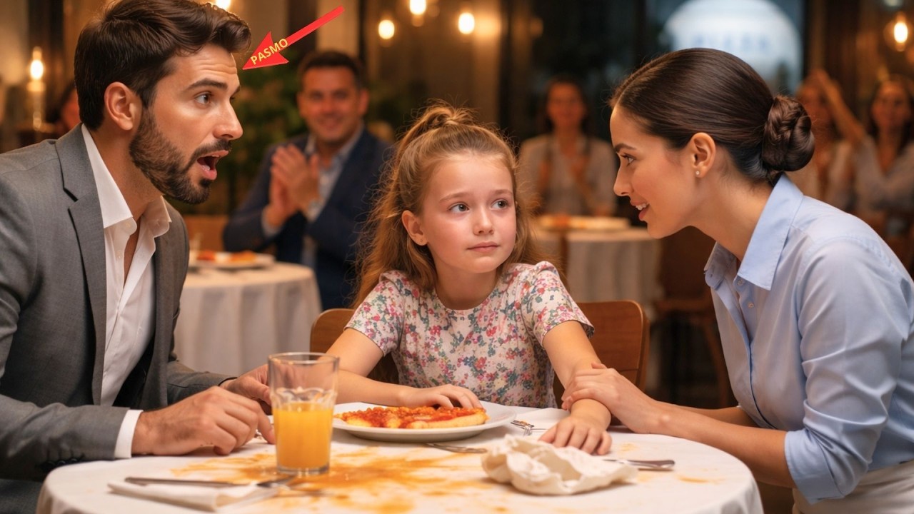 “O MILIONÁRIO FICOU PASMO AO VER COMO A ATENDENTE FEZ SUA FILHA OBEDECER… E A PIZZARIA APLAUDIU”