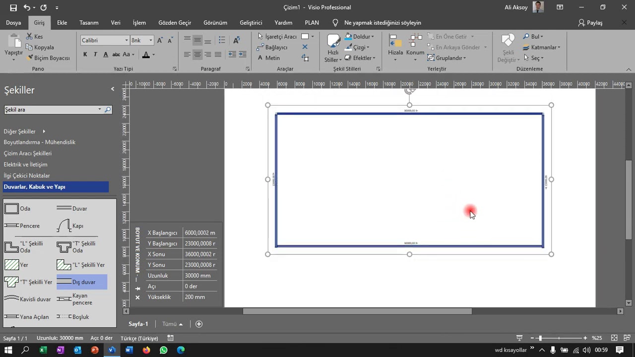 Microsoft Visio Giriş
