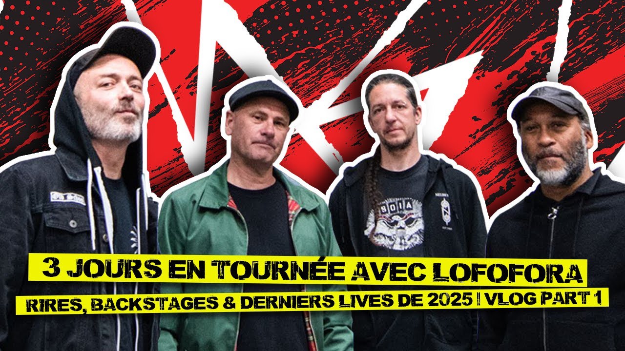 3 Jours en Tournée avec LOFOFORA : Rires, Backstages & Derniers Lives de 2025 ! (Immersion Totale)