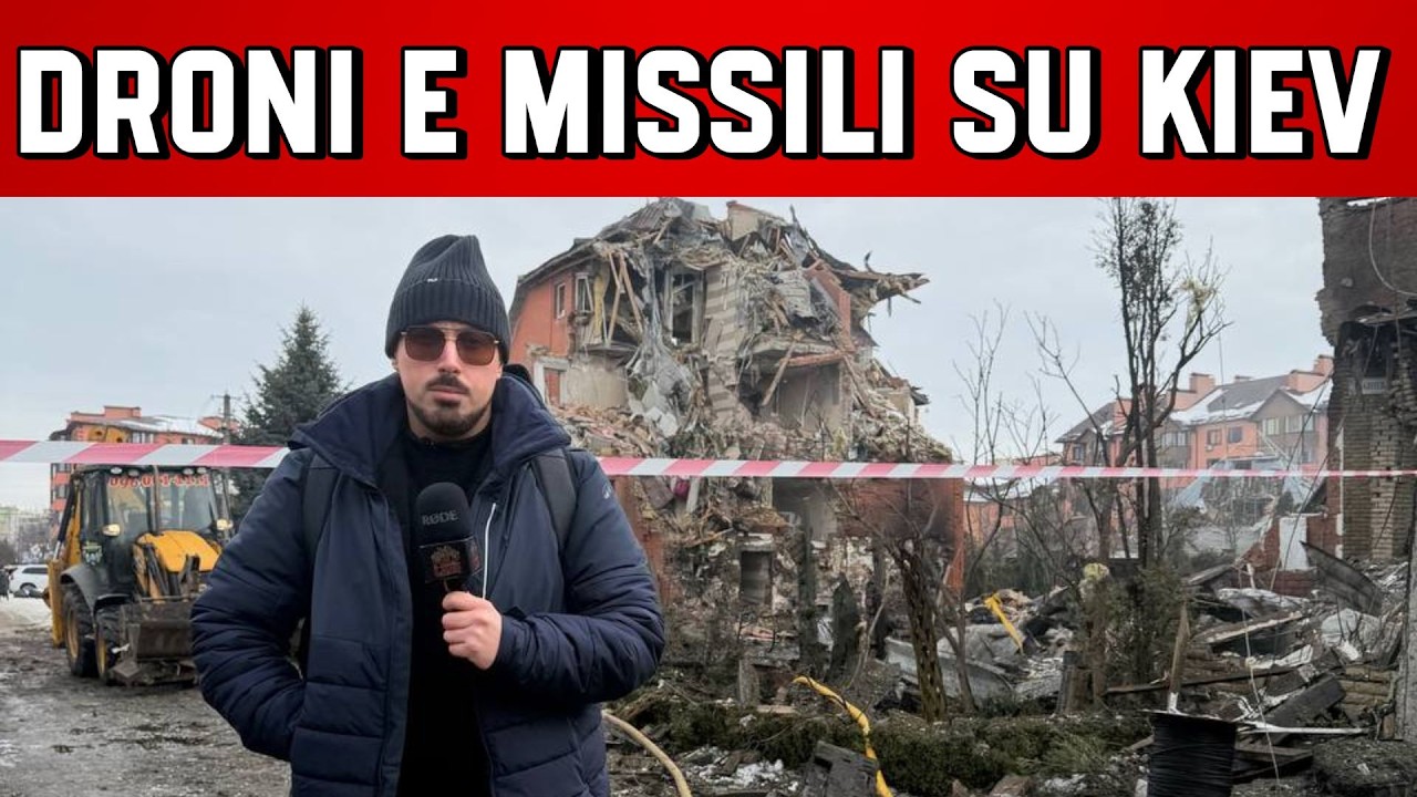 Droni e missili durante il mio arrivo in Ucraina - Ep 2