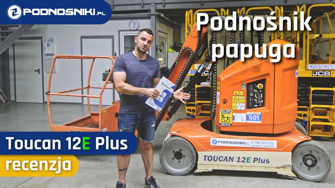 JLG Toucan 12E Plus  | Niezwykły podnośnik papuga | 