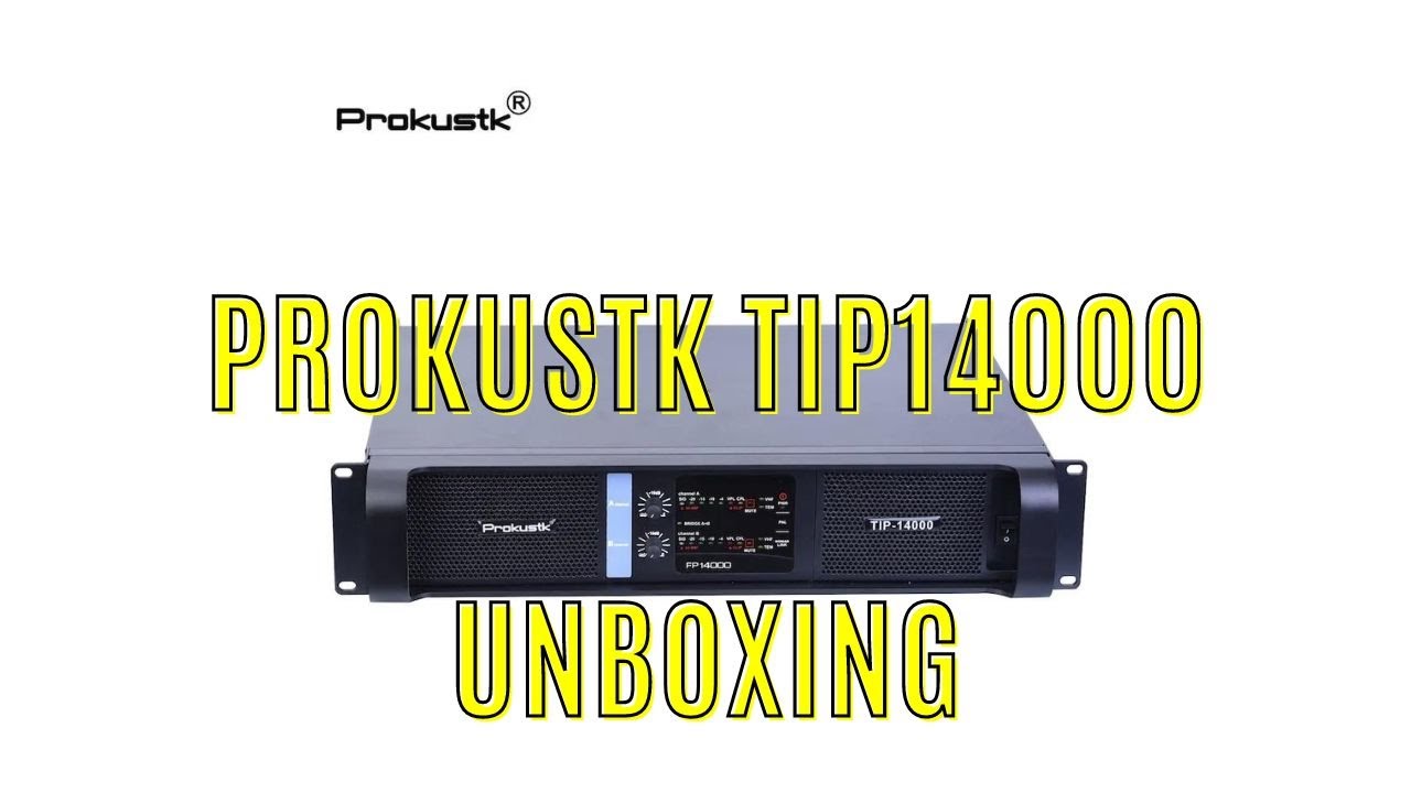 Prokustk TIP-14000 Unboxing & Review | PA Anlage | Neues Amprack