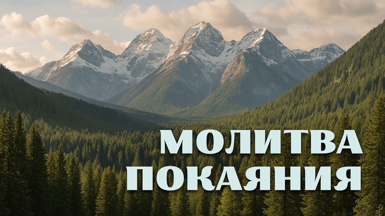Молитва Покаяния. Слушай сейчас!
