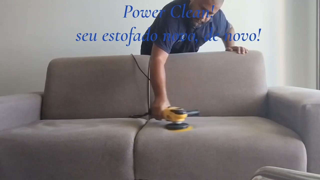 Limpeza de sofá! 