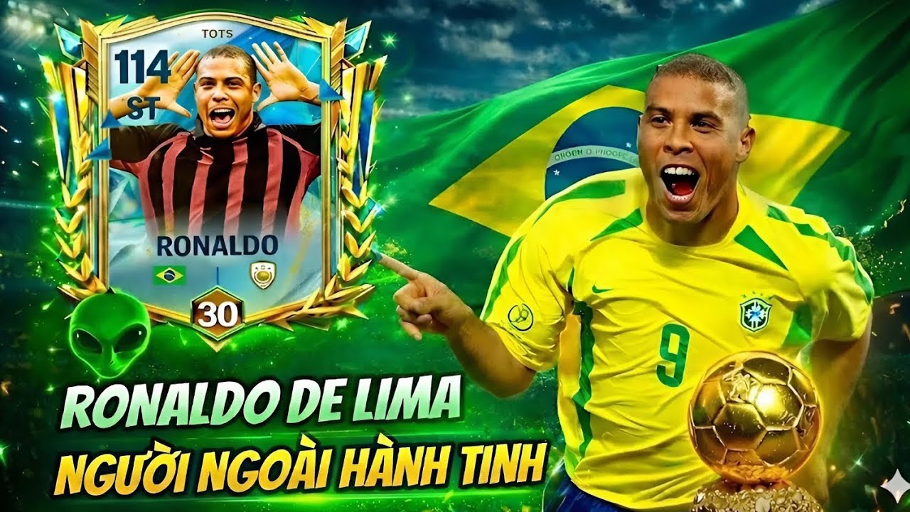Trải Nghiệm Siêu Tiền Đạo Ronaldo De Lima Xứng Đáng Top 1 ST Cho Dân Cày Chay ? | FC Mobile VN