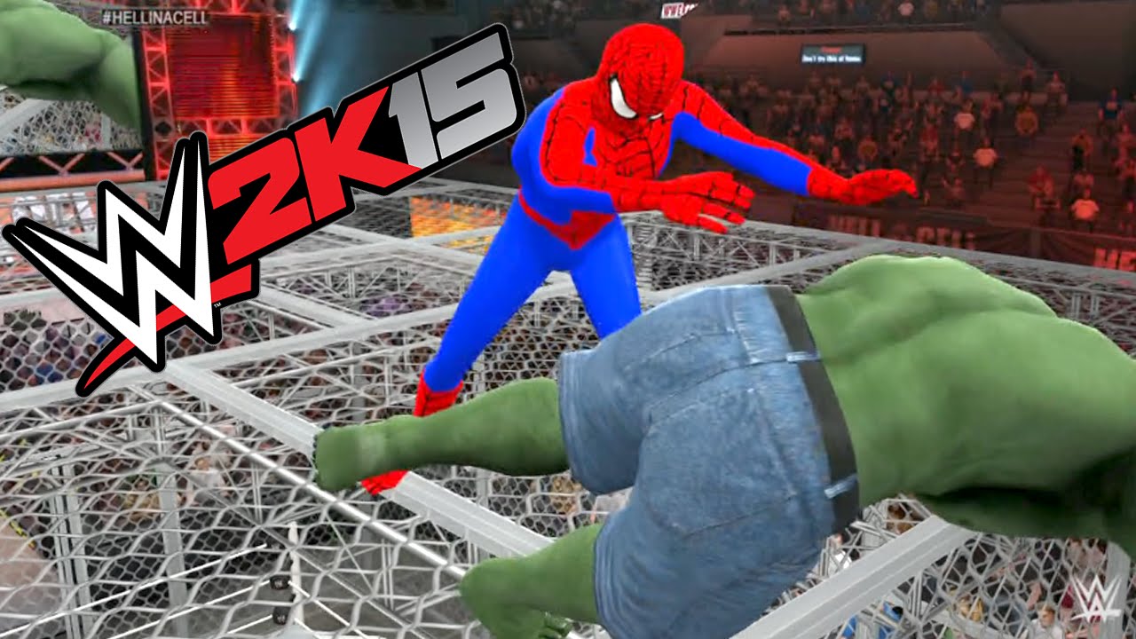 WWE 2K15 — Халк против Человека-паука — матч «Ад в клетке»