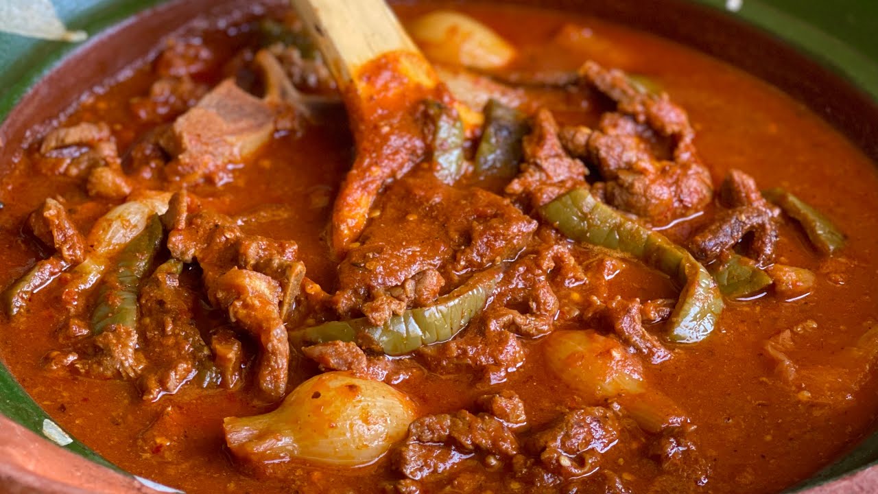 RECETA DE BISTEC RANCHERO CON NOPALES COMO NUNCA LO HABÍAS PROBADO / GUISADO DE RES / CARNE EN SALSA