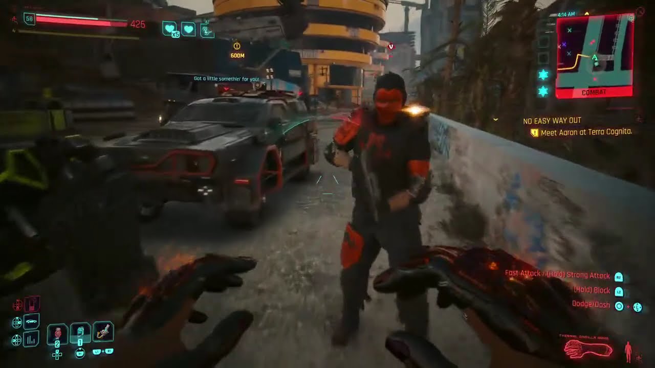 CYBERPUNK 2077 PS5 gameplay, SOLID CHROME