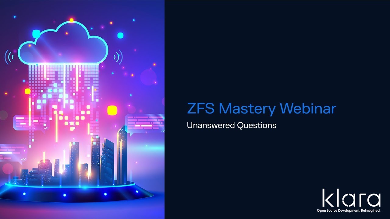 Ответы на вопросы по OpenZFS, на которые мы не успели ответить на вебинаре по освоению ZFS.