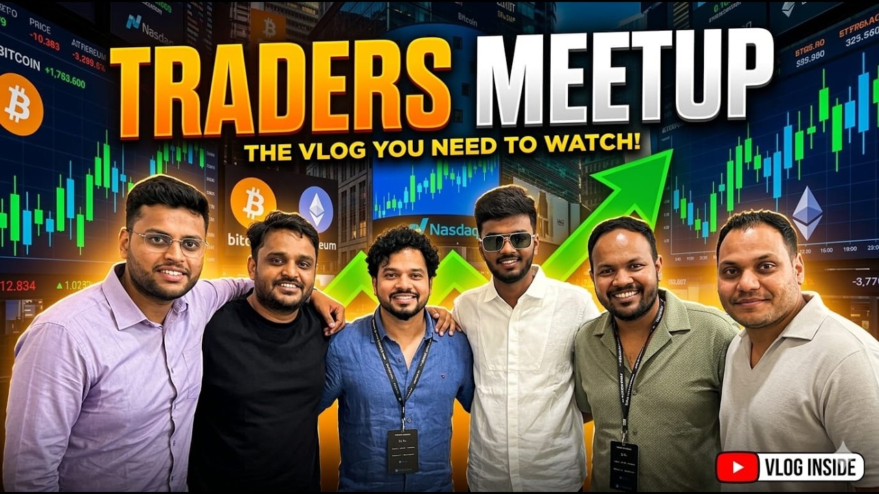 My First Vlog | Bangalore Event | Meeting Amazing Traders 🙌