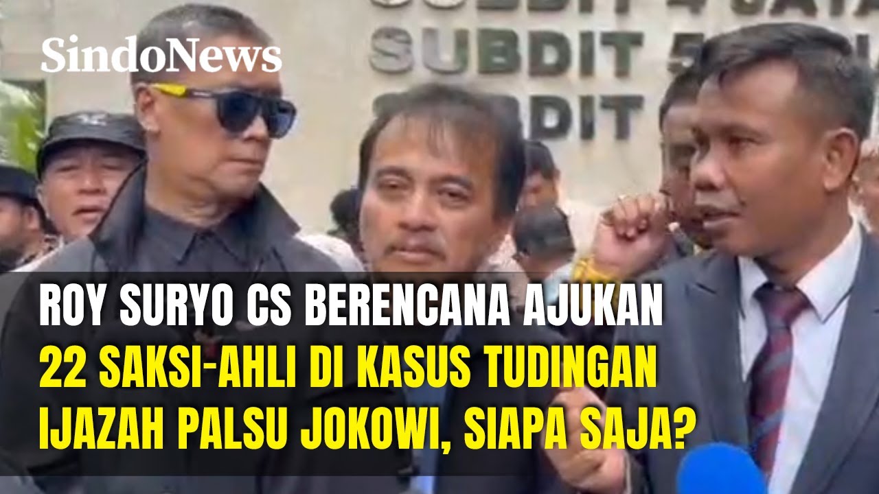 Roy Suryo Cs soal Jokowi Bakal Datangi Semua Provinsi: Cukup Datang ke PN Surakarta |Sindo Trending