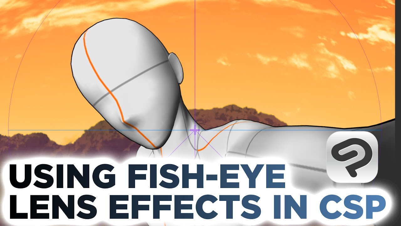 Using Fish-Eye Effects and Perspective in Clip Studio Paint
