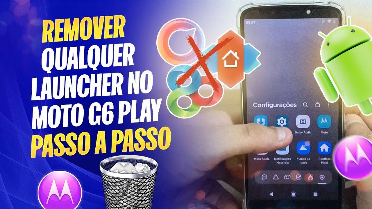 Como remover qualquer launcher do Moto G6 Play - Passo a passo