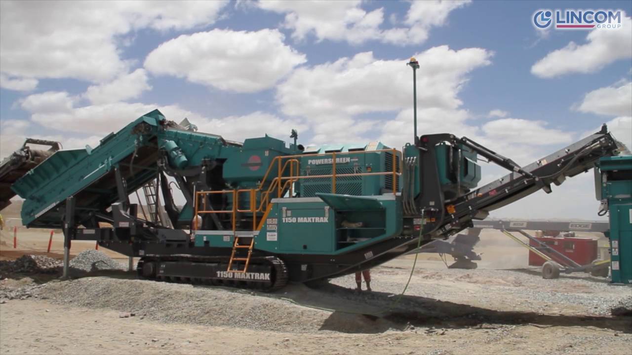 Powerscreen Premiertrak 600 and Maxtrak 1150 in Australia