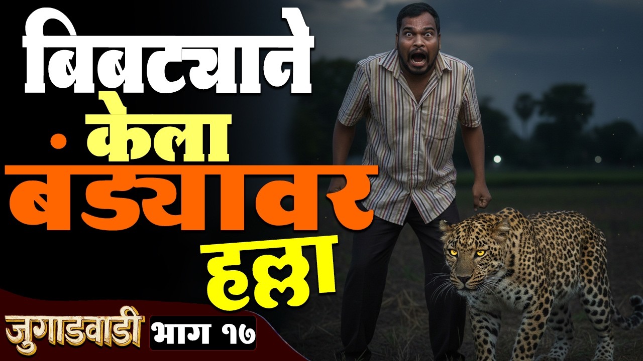 बिबट्या ने केला बंड्यावर हल्ला 😮 जुगाडवाडी | भाग - 17 | Jugadwadi | Adarsh Marathi | Web Series