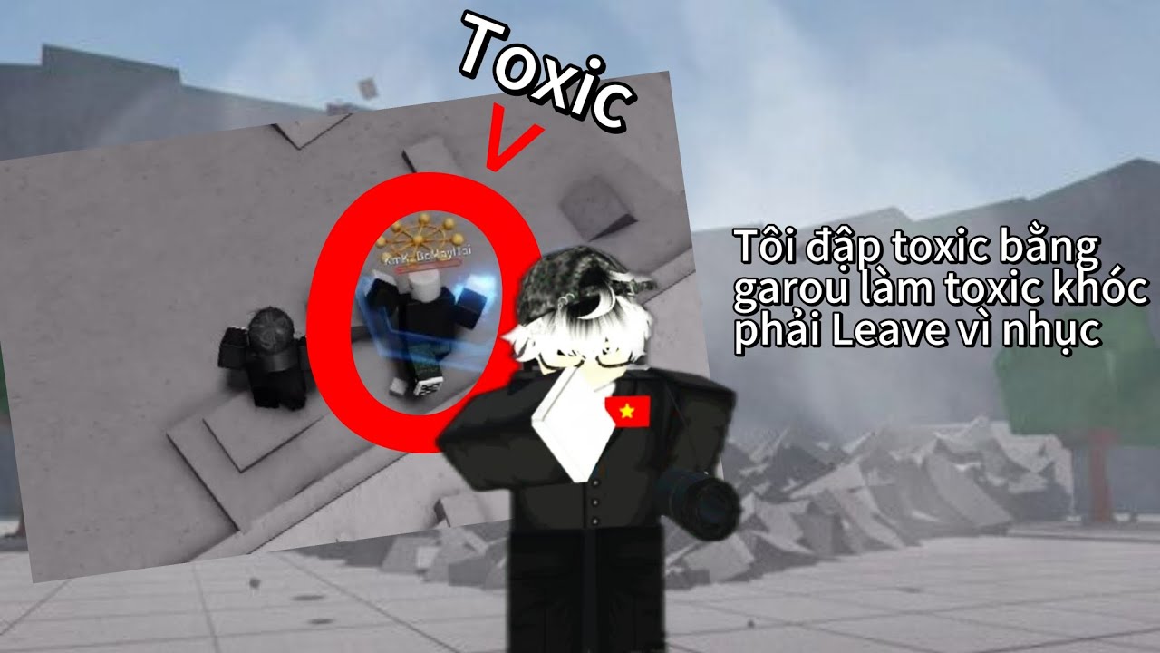 Tôi đập toxic bằng garou làm toxic khóc phải leave vì nhục | CatBuiNamAnh | #roblox #tsb #toxictsb