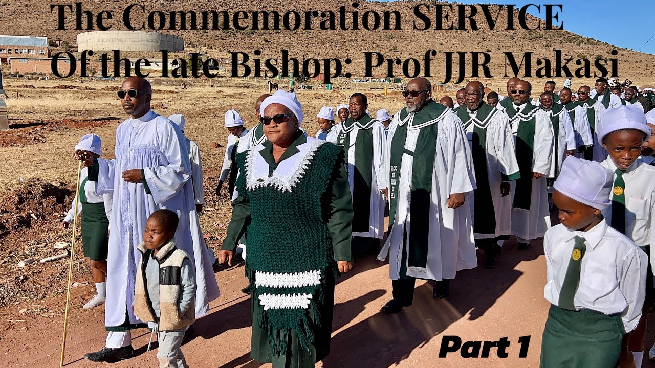 The Commemoration SERVICEOf the late Bishop: Prof JJR Makasi