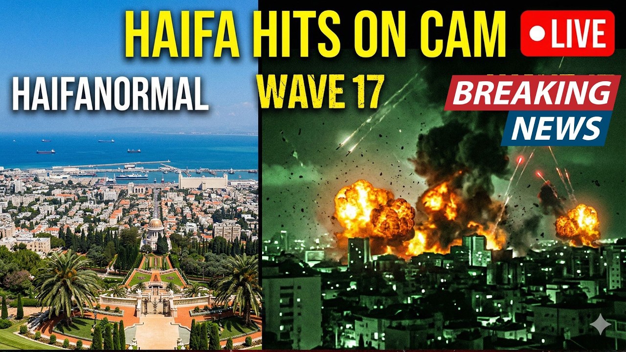 LIVE: Haifa Stripped of Defenses | Wave 17 Hits | Israel’s Critical Mistake Revealed (FULL ANALYSIS)