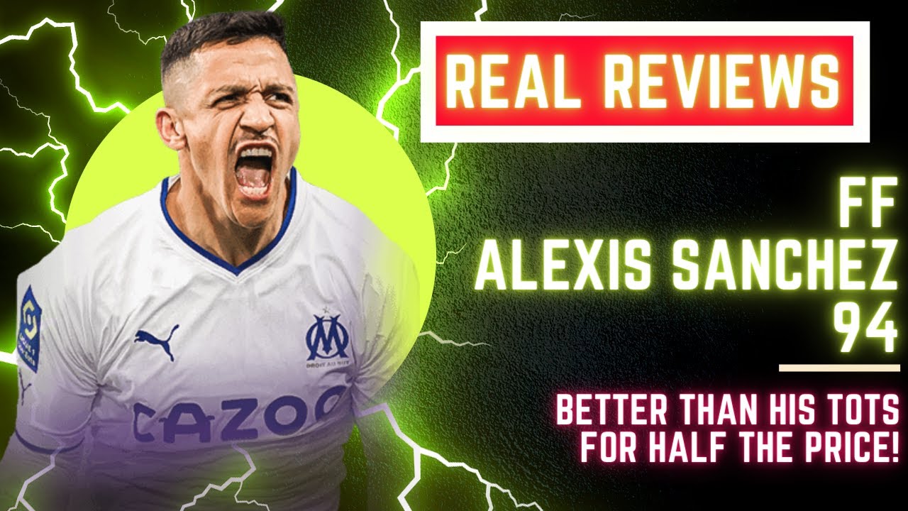 94 Alexis Sanchez FUT fantasy review, fully upgraded card,(FIFA23 Ultimate Team). Arsenal P+P dream.