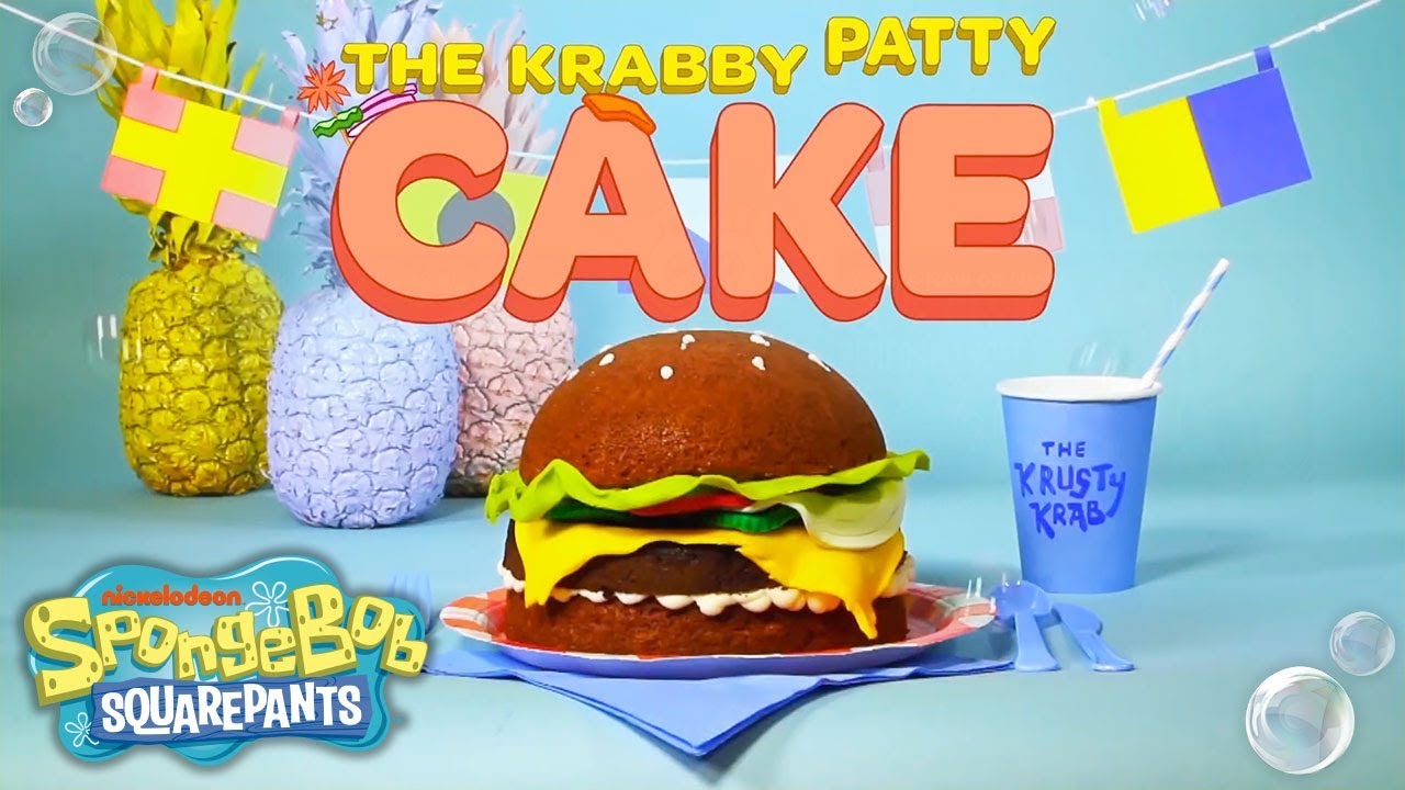 How to Make a Krabby Patty Cake | SpongeBob