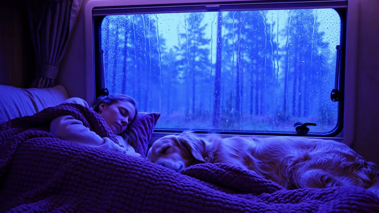 Heavy Rainfall and Thunder Sounds to Calm Your Mind and Body
