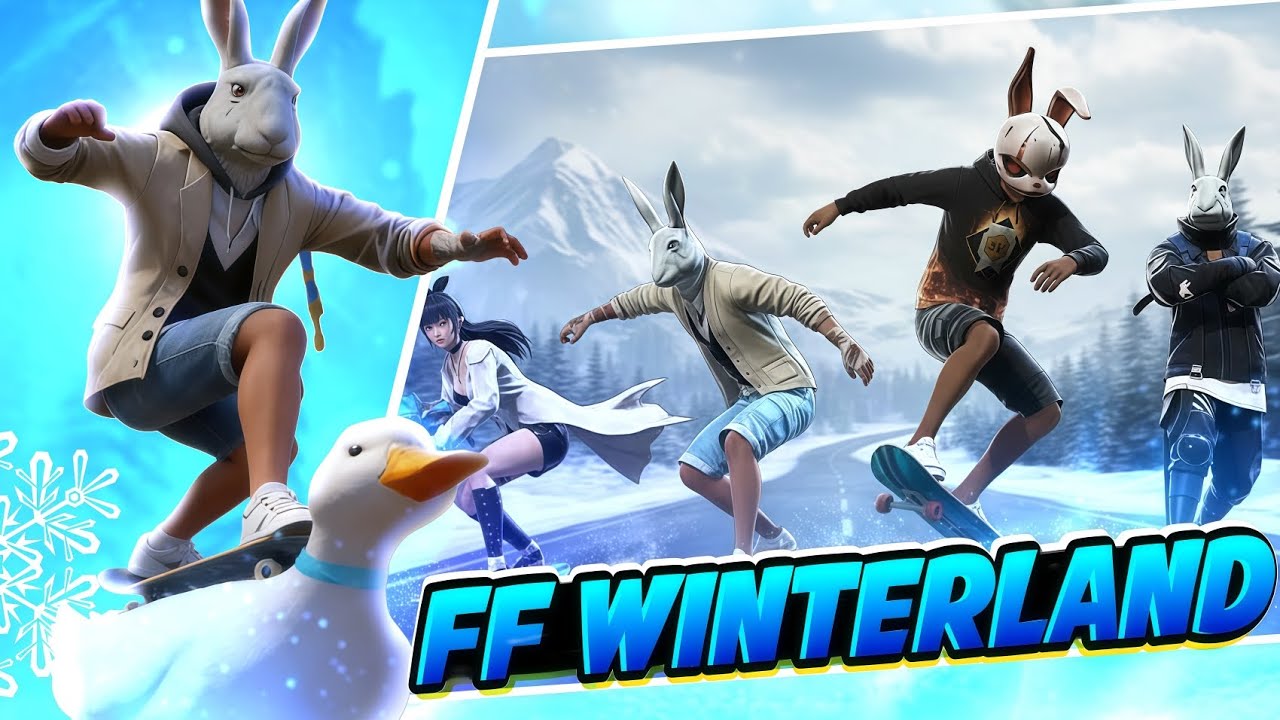 FF WINTERLAND Event Funny Gameplay || BR RANK 🔥