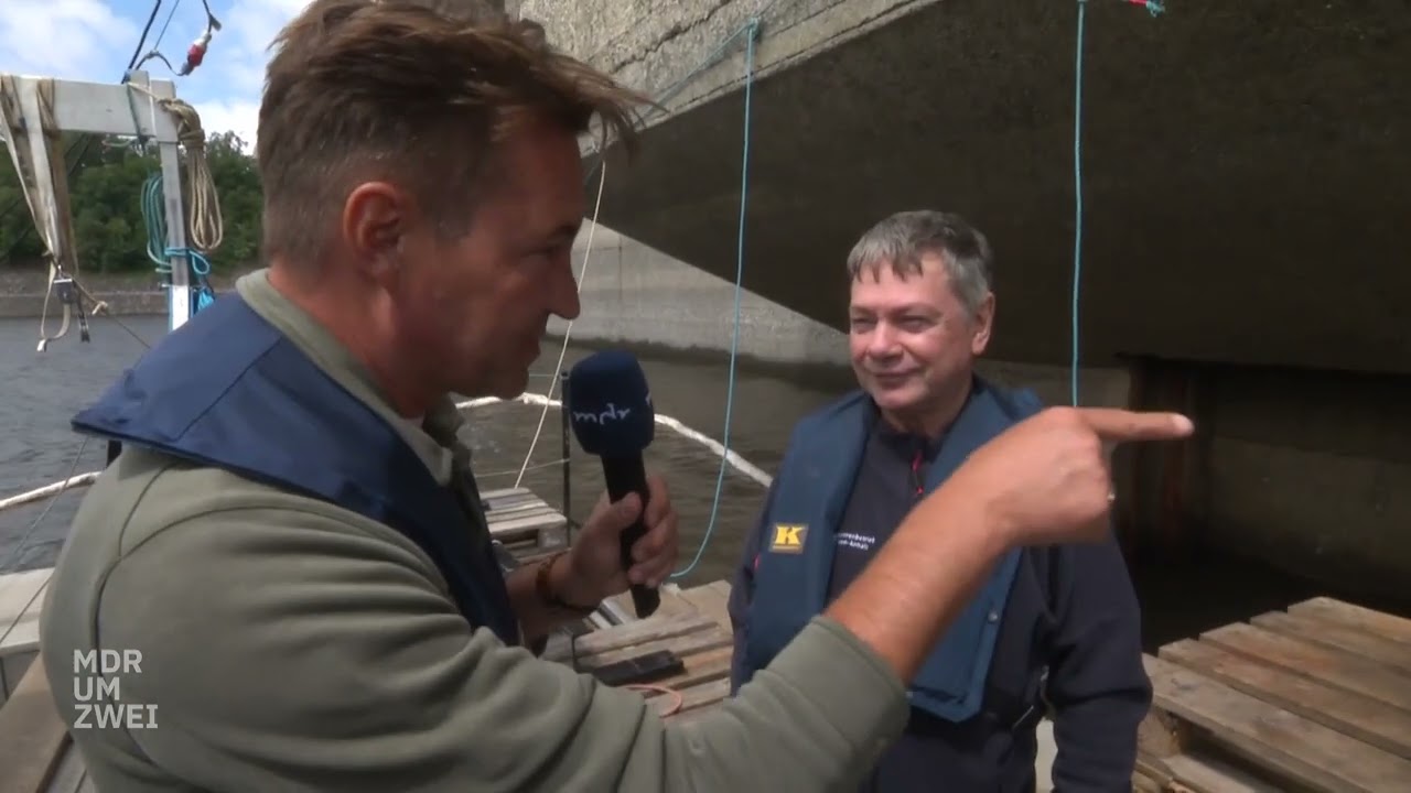 Reinigung des Grundablasses der Rappbodetalsperre | MDR um Zwei (23.07.2025) |