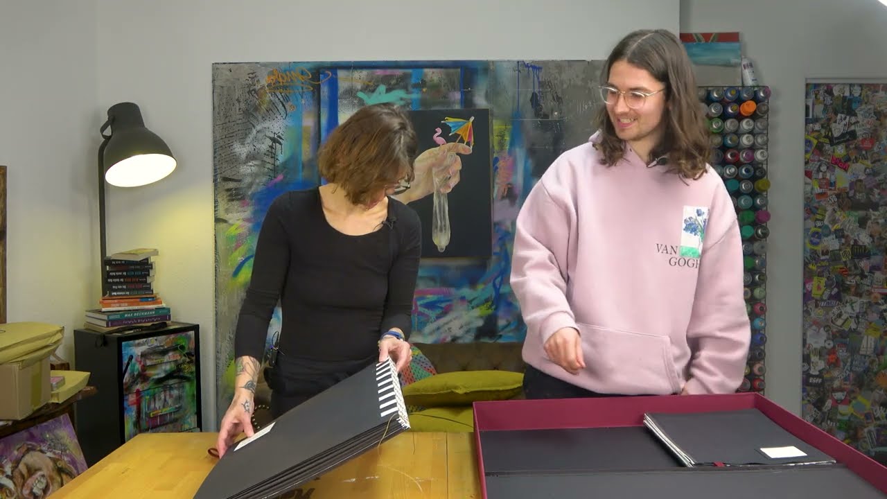 Kunststudium Mappen BeratungLIVE mit Emil Anton