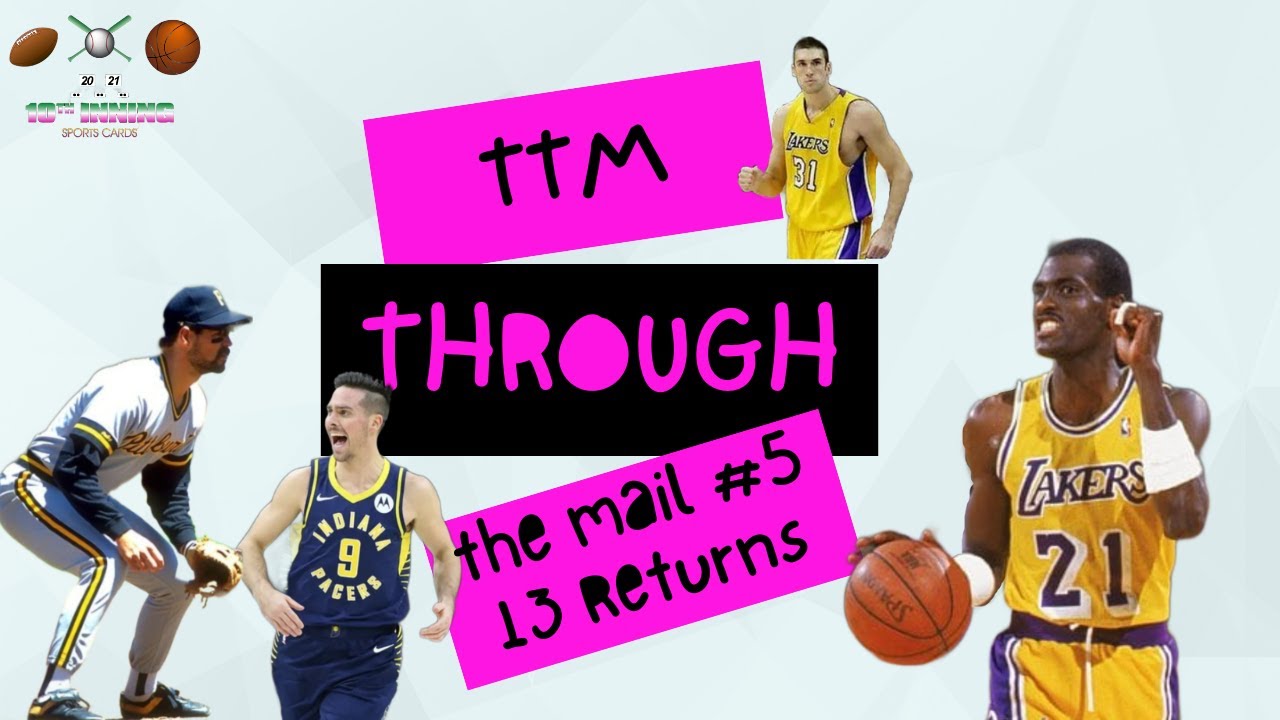 10 Autograph Returns Through The Mail! | TTM Autograph Collection #5 NBA & MLB Champions!
