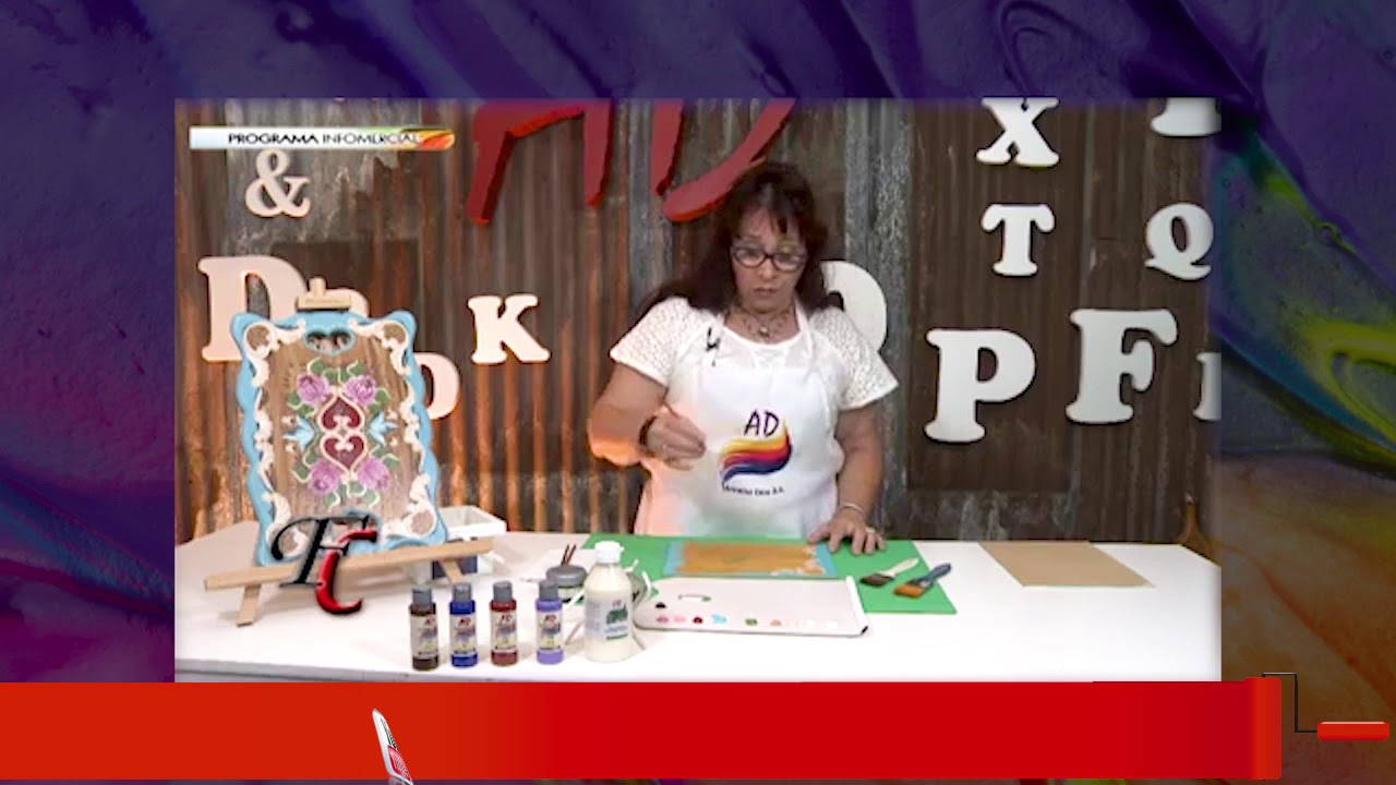 Posa fuentes con tecnica bauernmalerei (Originaria de Alemania)