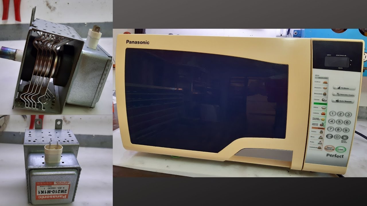 microondas com barulho estranho ao ligar! veja como testar e substituir o magnetron