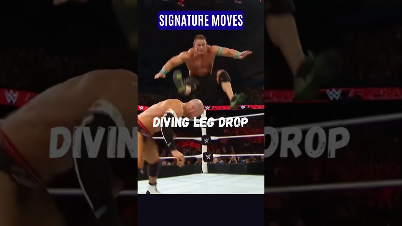 Every SIGNATURE Moves of John Cena !