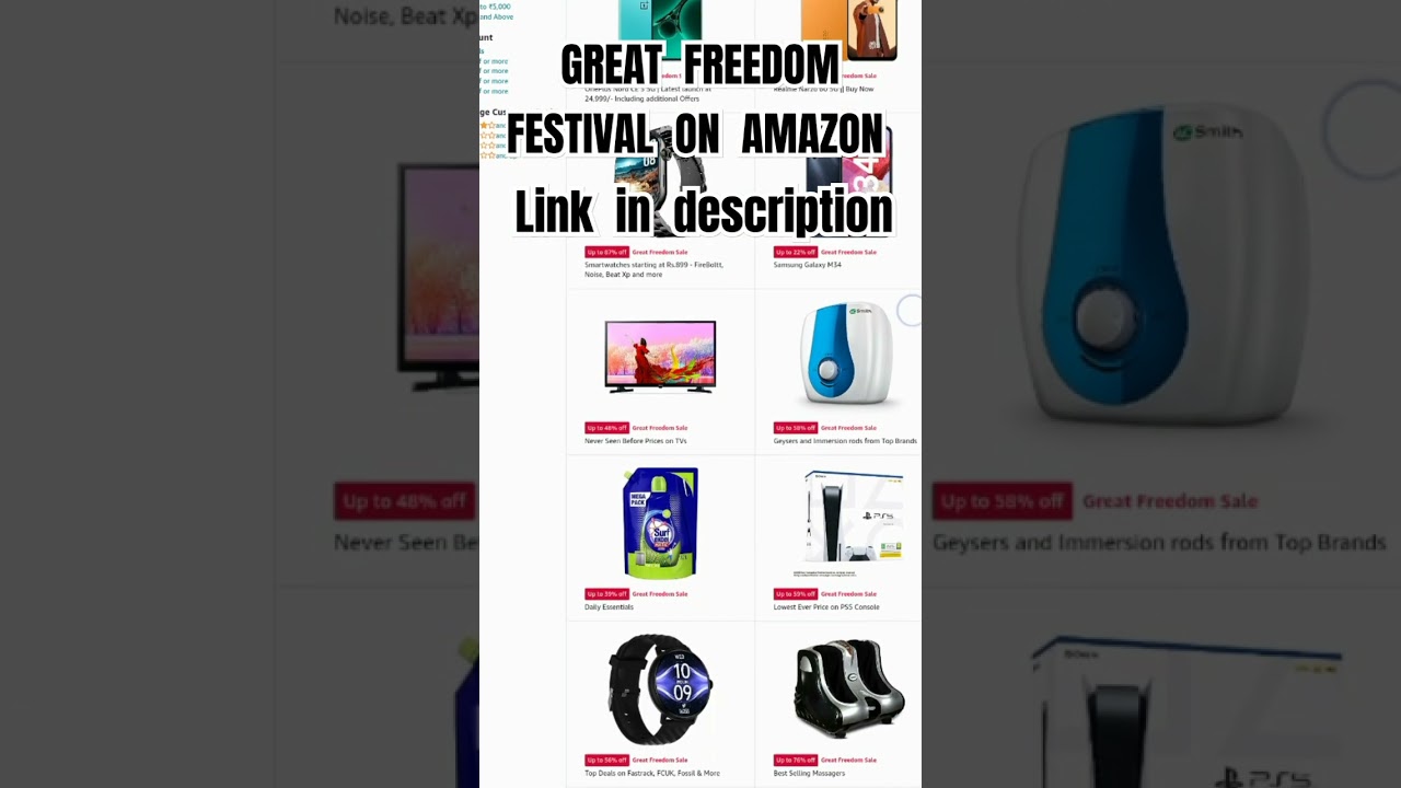 Unlock Your Freedom: Amazon's Great Freedom Sale 2023