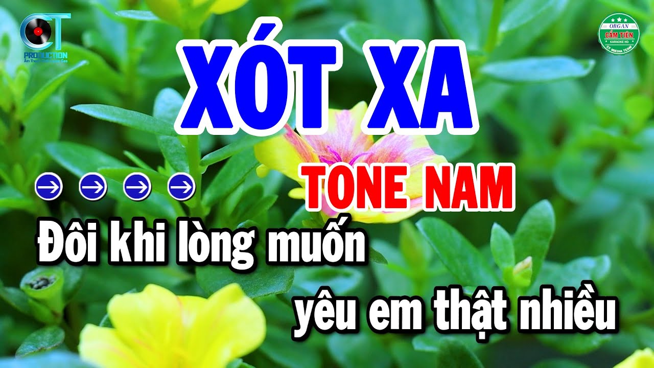 Karaoke Xót Xa Tone Nam Nhạc Sống Beat Chuẩn Dễ Hát 2025 | Cẩm Tiên Organ