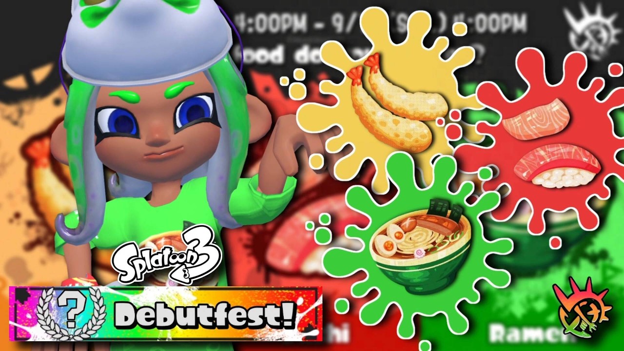 Splatoon 3 Jamfest Battles! | Tempura vs. Sushi vs. Ramen (Custom Splatfest) Pt. 2