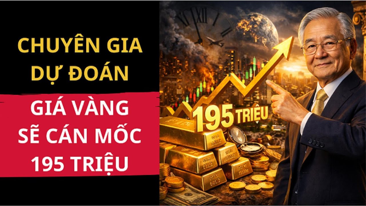 CHUYÊN GIA DỰ ĐOÁN GIÁ VÀNG SẼ CÁN MỐC 195 TRIỆU | TƯ DUY LẬP NGHIỆP