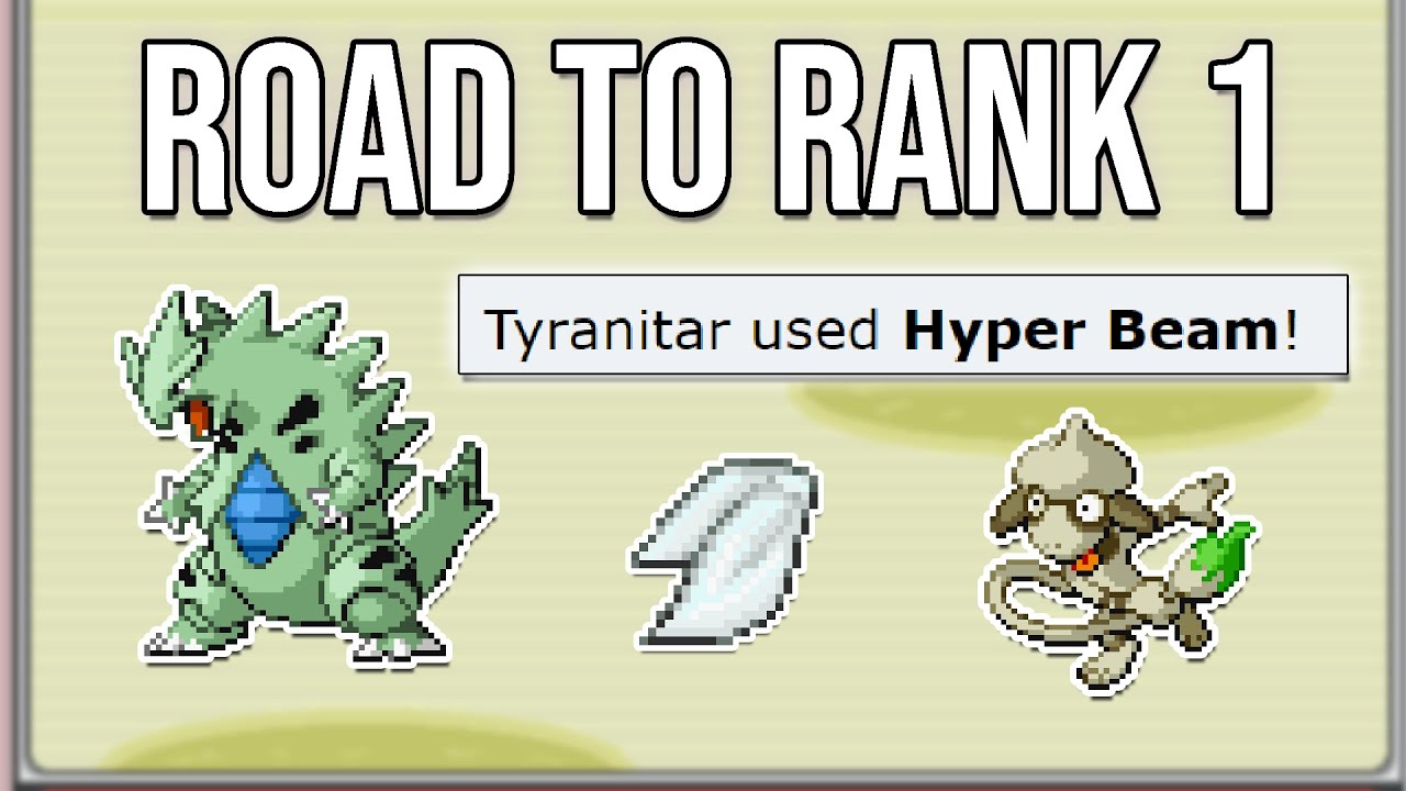 Road to #1 on Gen 3 OU Ladder - Hyper Beam Tyranitar