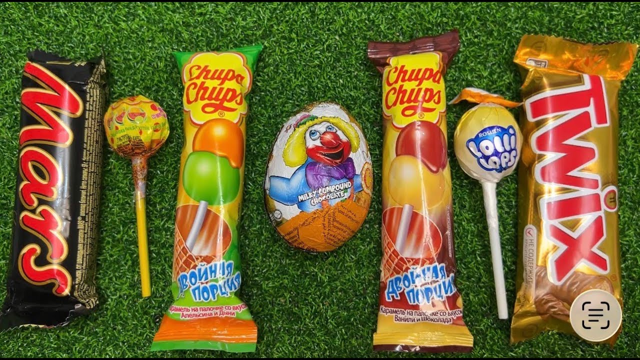Satisfying video Asmr opening Lollipops candy and chocolate gummy candy unboxing video Asmr