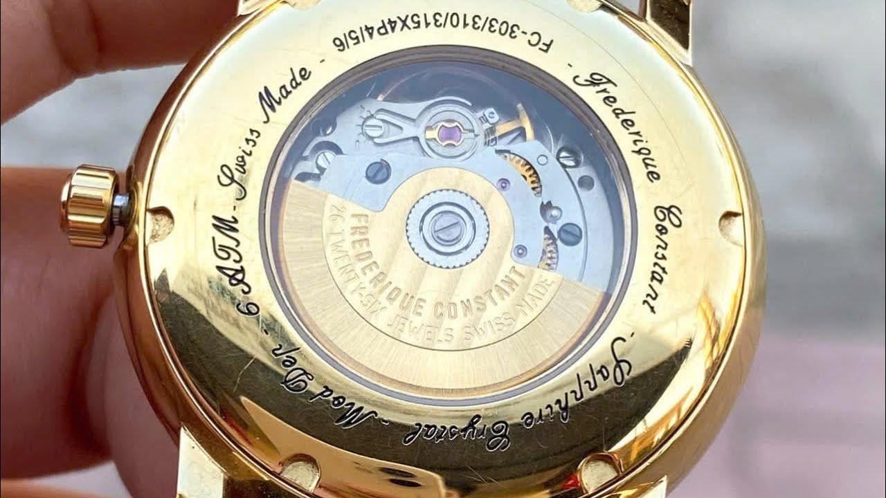 [ Full sét mới kengg - Bọc vàng dầy 10mcr ] rederique Constant FC-303MC3P5 hàng lướt - 0774.15.2345