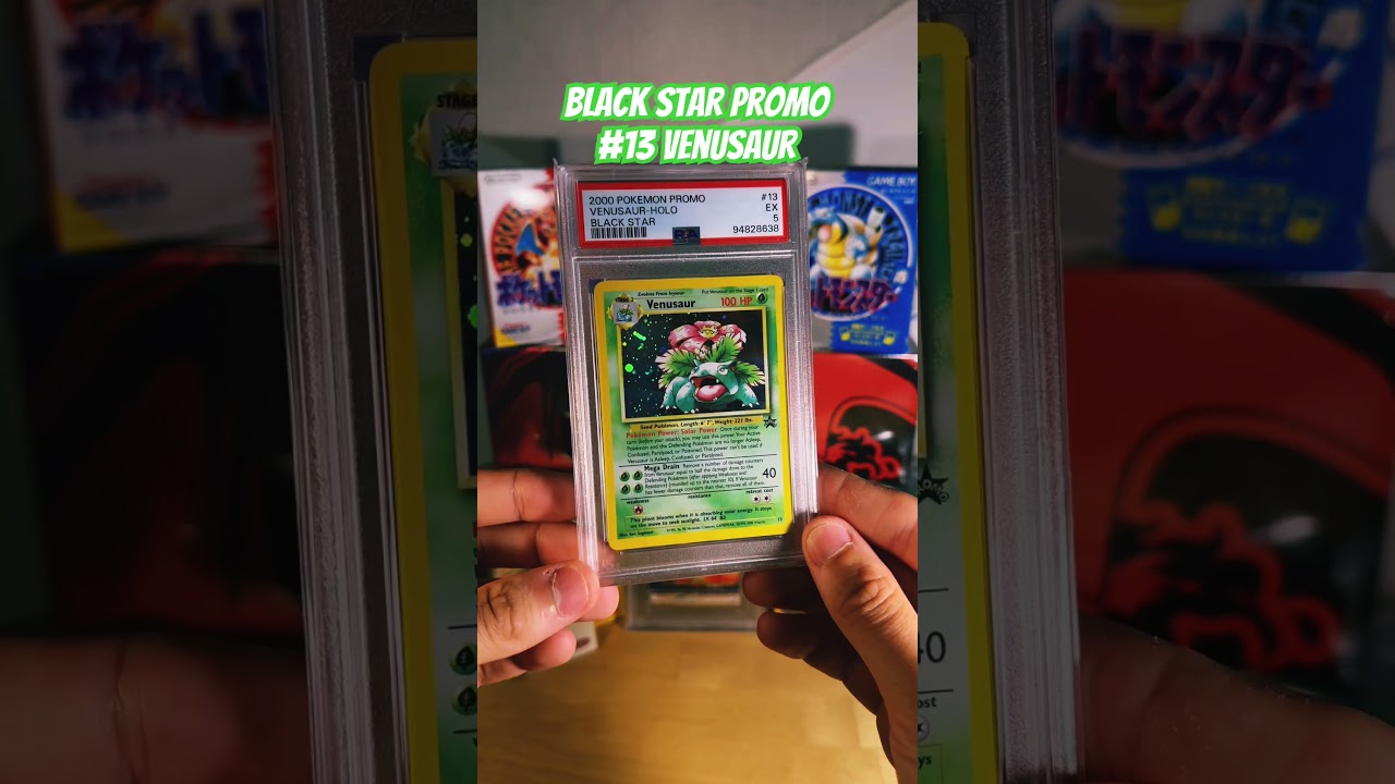 EN - Black Star Promo Venusaur #pokemon #vintagepokemonpacks #vintagepokemoncards #vintagepokemon
